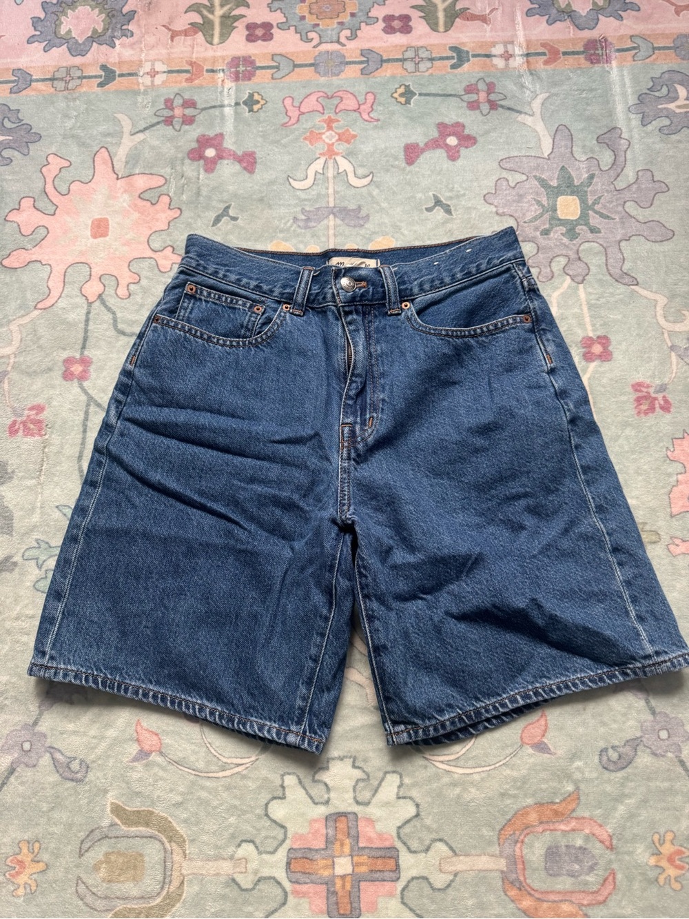 Madewell Dark Blue Denim Jean Shorts
